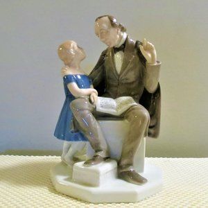 Vintage Porcelain Figurine B&G Bing & Grondahl Hans Christian Andersen Denmark